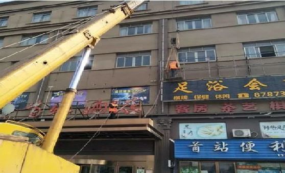 无锡市安装较高的门店招牌有什么好的方法？
